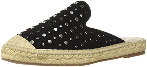 [LFL by Lust for Life] Womens L-intense Closed Toe Casual Leather Flat Sandals, Black, Size 6.5
