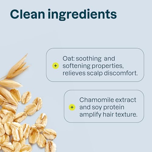 Image of ATTITUDE Hair Conditioner for Sensitive Dry Scalp, For Thin Hair, Soothing Oat, Naturally Derived Ingredients, Dermatologically Tested, Vegan Detangler, Volume and Shine, 8 Fl Oz