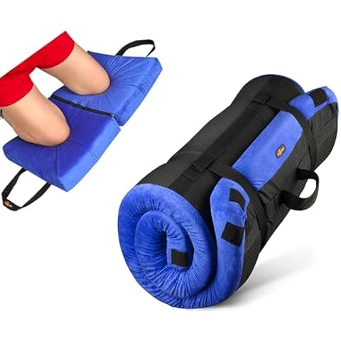 Foam Sitting & Kneeling Pad and Roll Up Mattress Single Size Bundle Cover