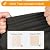 HDCAXKJ Patio Furniture Covers Waterproof Outdoor Furniture Cover L Shaped Outdoor Sectional Couch Cover with Bottom Zipper Oxford Patio Table and Chair Covers Set (Black, 90"L x 63"W x 35"H)