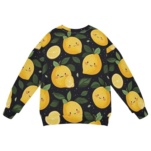 JUNZAN Cartoon Funny Lemons Little Kids Hoodie Sweatshirt Crewneck Hoodie for Boys Party 4T2