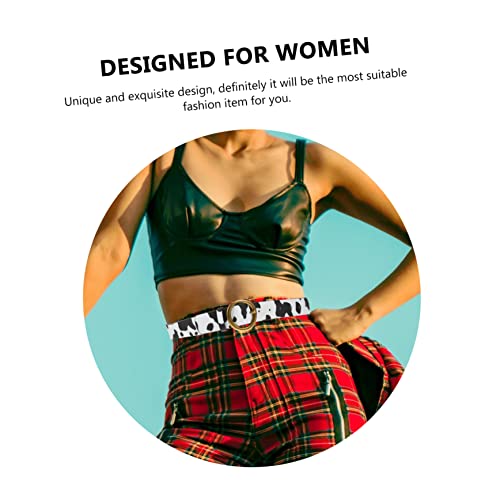 Fashion Women Waist Strap Imitation Leather Cow Print Belt Ethnic Style Lightweight Dress Accessory for Jeans and Trousers2