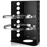 Hicarer 30&40 lb Propane Tank Mounting Bracket Heavy Duty Propane Tank Holder with Strap for Car Rv Trailers Truck Overland Vehicles and Boat