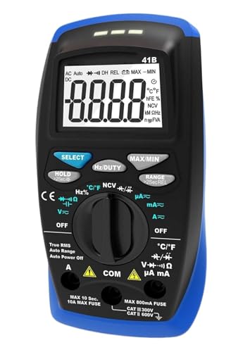 Multimètre numérique haute précision avec mesure de résistance et de température