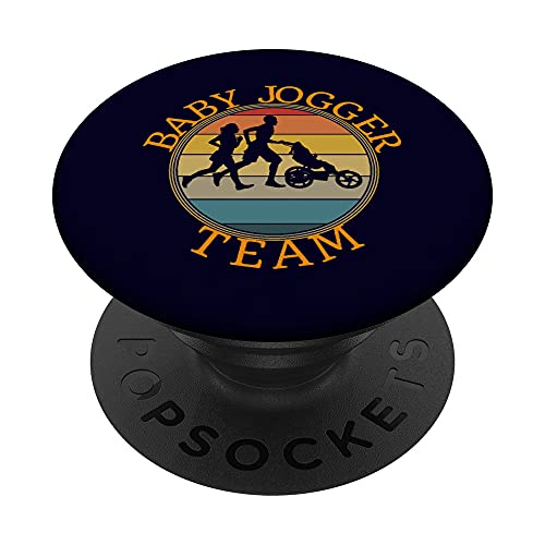 Baby Jogger Team Funny Family Jogging Cochecito Entrenamiento Gimnasio PopSockets PopGrip Intercambiable