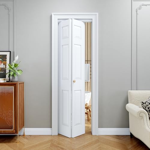Bifold Door for 24" x 80" Opening, 6-Panel Hollow Core