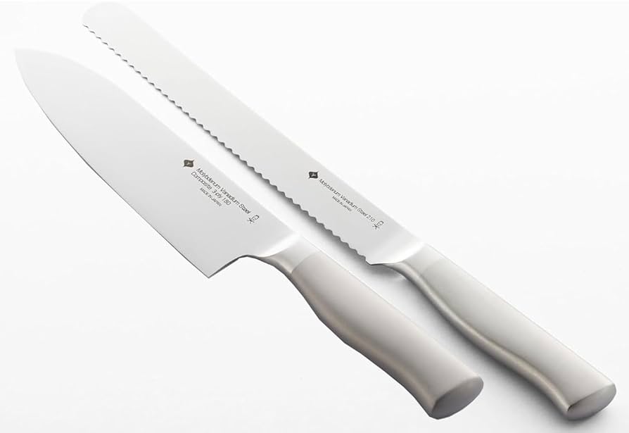 Amazon｜柳宗理デザイン キッチンナイフ18cm & ブレッドナイフ 2