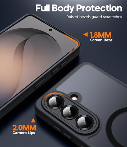 Opkiegrn Magnetisch für Samsung Galaxy S26 Hülle, Schwarz – Ansicht 4