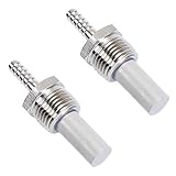 Joywayus 2pcs 0.5 Micron Home Brew Aeration Stone Inline Oxygenation Stainless Steel Diffusion Stone 1/2' NPT...