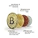 Cryptochips | Blacked Bitcoin (BTC) Physical Crypto Coin | Commemorative Cryptocurrency You Can HODL