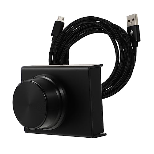 Perilla de volumen USB VILLCASE para optimizar el audio de PC en teletrabajo