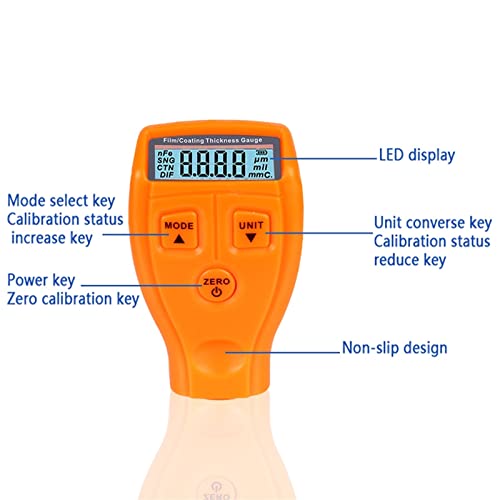 Medidor de espesor para pintura automotriz DOLUNTO digital miniatura 6