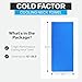 COLD FACTOR Cooling Towels for Sports, Cooling Neck Wraps – Cold Towel for Running, Workout & Outdoor Use, with UPF 50+-Soft, Chill Pad, Reusable Cooling Neck Towel, 13