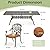 [Hi-End]Cast Aluminum Patio Furniture Set 9-Piece Outdoor Dining Set Includes 86.6’’ Rectangular Patio Table with Umbrella Hole and 8 Cushioned Dining Chairs,Rust-Free for Patio Deck Garden Pool