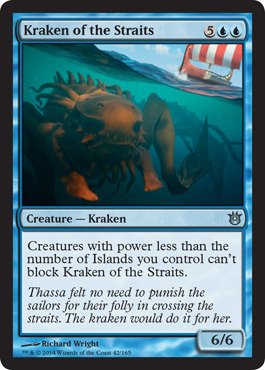 Magic The Gathering - Kraken of The Straits (42/165) - Born of The Gods
