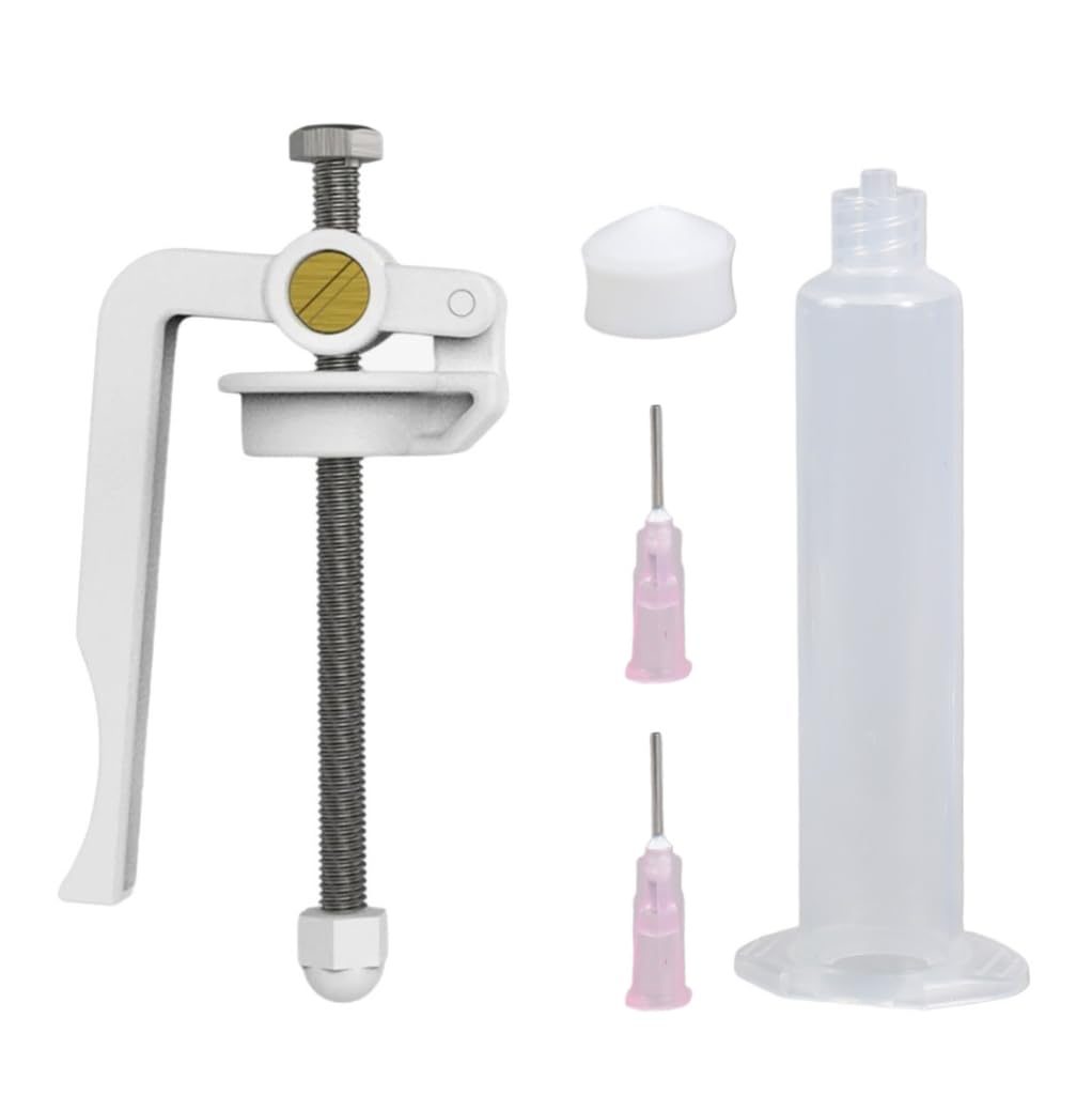 Kalttoy White Plunger Dispenser Solder Pastes Booster Tool For Various Syringes Solder Pastes