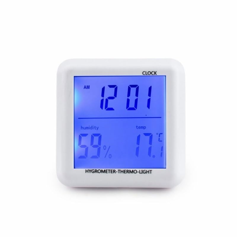ABS Household Electronic Temperature Humidity Meter Digital Luminous Thermometer
