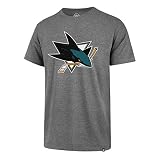 47 Brand San Jose Sharks Imprint Splitter NHL T-Shirt Eishockey Tee (M)