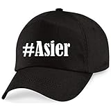 Reifen-Markt Base Cap #Asier Größe uni Farbe Schwarz Druck Weiss