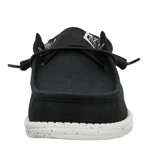 Image of HEYDUDE Men's Wally Stretch Canvas Loafers | Lightweight Slip On Shoes | Casual Walking, Travel & Everyday Style