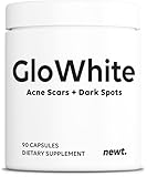 GloWhite™ Skin Brightening Complex | Dark Spot, Melasma, Hyperpigmentation & Acne Supplement | Glutathione Supplement Anti-Aging Antioxidant Clear Skin Supplement Glutation | 90 Capsules | Made In USA