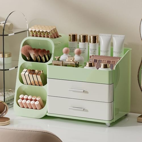 Makeup Organizer with Drawers for Vanity,Spacious Cosmetic Display Case,Perfect Storage