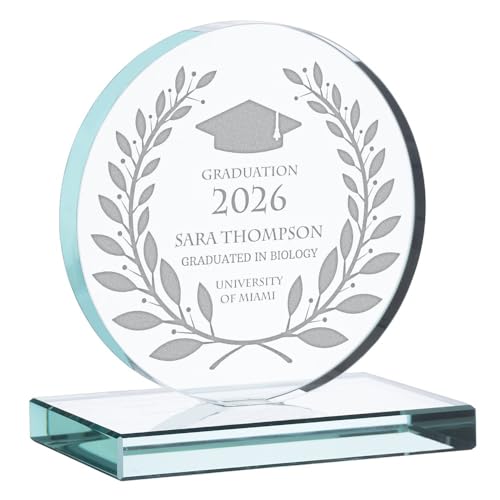 Wanapix | Trofeo Personalizado con Nombre y Texto | Cristal