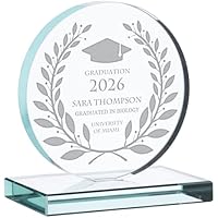 Wanapix | Trofeo Personalizado con Nombre y Texto | Cristal