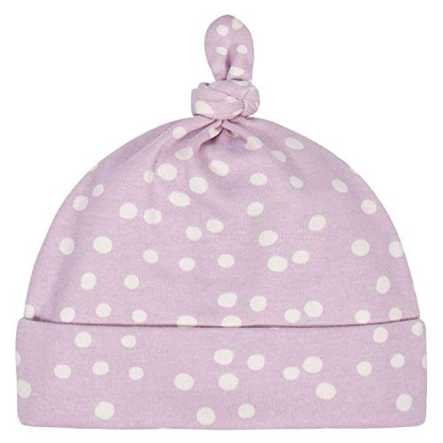 Grow By Gerber Baby Girls 4-Pack Caps, Grey/Pink/Ivory, 0-6 Months #TOP4