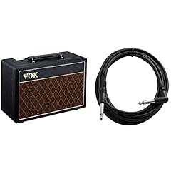 Vox PATHFINDER10 Transmetteur Combo 10 W Noir & Tiger GAC42 3m Câble de Guitare – Jack – Jack Coudé - Les Beatles, Paul McCartney, John Lennon, RIngo Starr, George Harrison