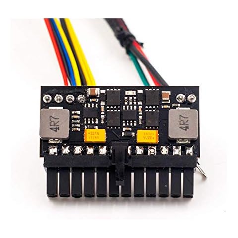RGEEK 24pin PSU 12V DC Input 150W Peak Output Switch DC-DC ATX Pico PSU Mini ITX PC Power Cover