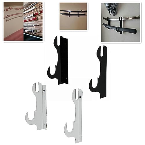 Suporte de parede para exibição de espada, 1 par de suporte de espada de acrílico, suporte de espada