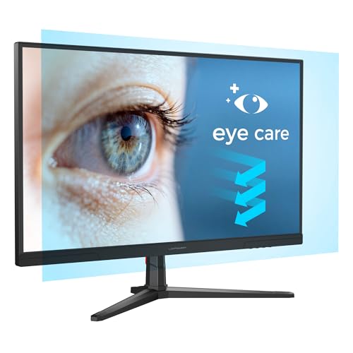 LC-POWER Gaming Monitor 27 Zoll (68,6 cm), Full HD PC Bildschirm mit IPS Panel, 1920×1080, 144 Hz, 1ms MPRT, 16:9, Adaptive Sync, HDMI 2.0, Display Port 1.4, VESA 100x100