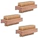 Produktbild 3er Pack (3 Stück) Holz-Bürste Doppelseitige Nagelbürste Handwaschbürste Ärztebürste für Bad, WC, Waschbecken, Werkstatt, Garten von PARSA