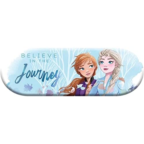 Disney Frozen Adventure Paleta Labios y Cara - Estuche de Lata con 11 Colores y Accesorios de Maquillaje para los Labios y el Rostro - Set de Maquillaje de Regalo para Niñas