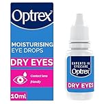 Optrex 10 ml Moisturising Eye Drops: Contact Lens Safe, Relieves Irritation, Soothes Inflammation, Hydrates, Provides Comfort for Dry and Sensitive Eyes