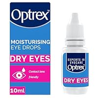Optrex 10 ml Moisturising Eye Drops: Contact Lens Safe, Relieves Irritation, Soothes Inflammation, Hydrates, Provides Comfort for Dry and Sensitive Eyes