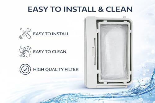 Image of Sanavya Lint Filter Pack of 2 Lint Filter Compatible with Godrej Washing Machine | Dust & Waste Collector Net | Durable Filter (Pack of 2) | Compatible with Godrej GDA 901
