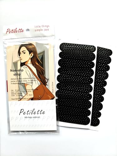 Petilette Set of 20 Pcs Stop Strap Slips Anti-slip Gummy