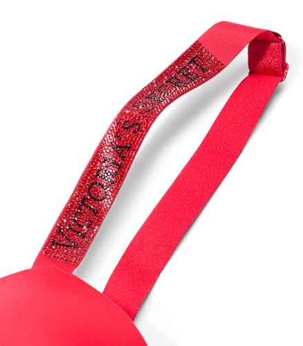 Victoria's Secret Very Sexy Shine Strap Push-Up Bra, Lipstick Red Shine, 34DD - image 4