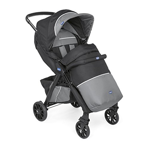 Carrinho Kwik One, Chicco, Jet Black
