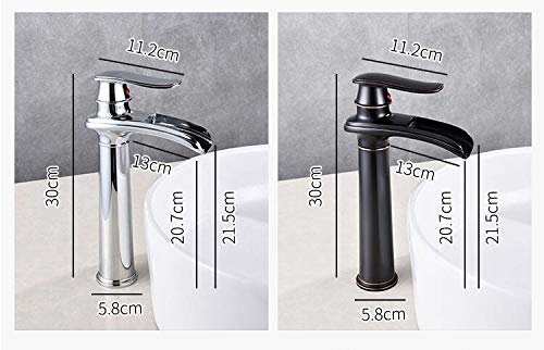 Robinet cascade en laiton avec jet laminaire fluide pour vasque