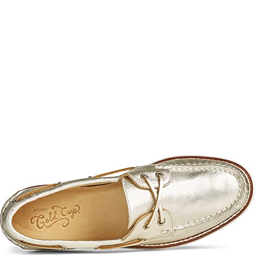 Sperry Gold A/O 2-Eye Montana Gold 7 M (B) #TOP4