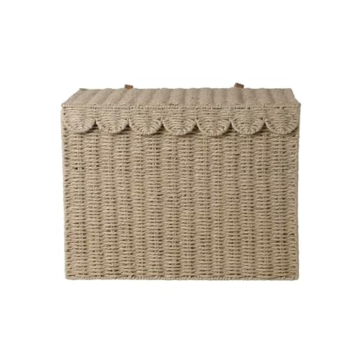 VERTBAUDET Panier de rangement XL malle en corde de papier FESTON beige TU