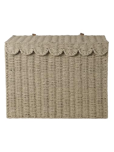 VERTBAUDET Panier de rangement XL malle en corde de papier FESTON beige TU