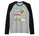 Autism Journey I Love My Tour Guide I'm An Autism Mimi Pride Raglan Baseball Tee