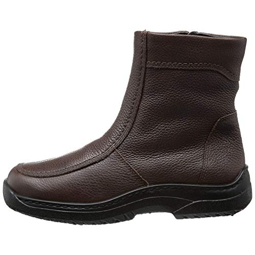 Bottes de neige Jomos Homme Compact en cuir noir imperméable pour l'hiver