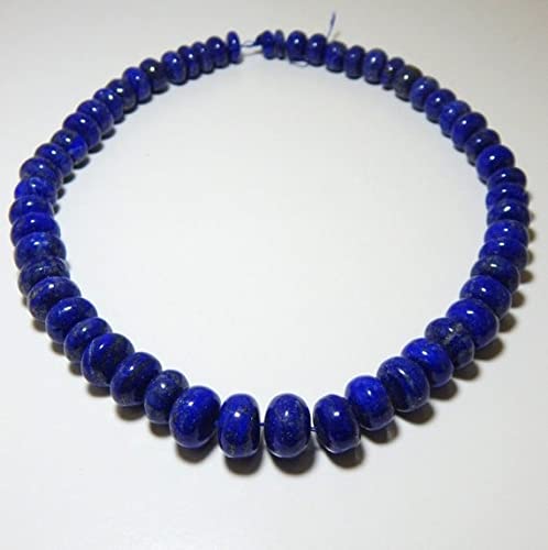 Perles lapis lazuli naturel haut de gamme pour création bijoux de luxe