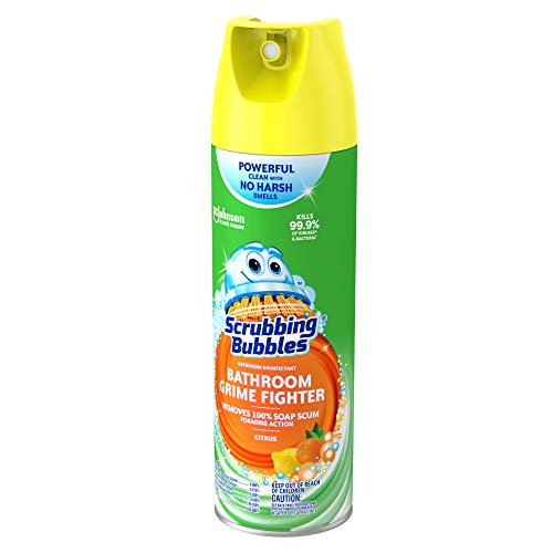 Scrubbing Bubbles 20 Ounce Antibacterial Bathroom Cleaner Aerosol, 6 Count #TOP2