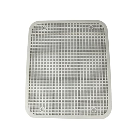 Image of Lutema Indoor /Outdoor Training Dog Potty Tray for Small and Medium Puppies Litter Boxes in (Beige)
